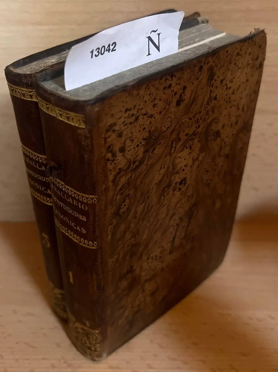 INSTITUCIONES DEL DERECHO CANONICO DE —-. TOMO I Y III. (DOS VOLUMENES)