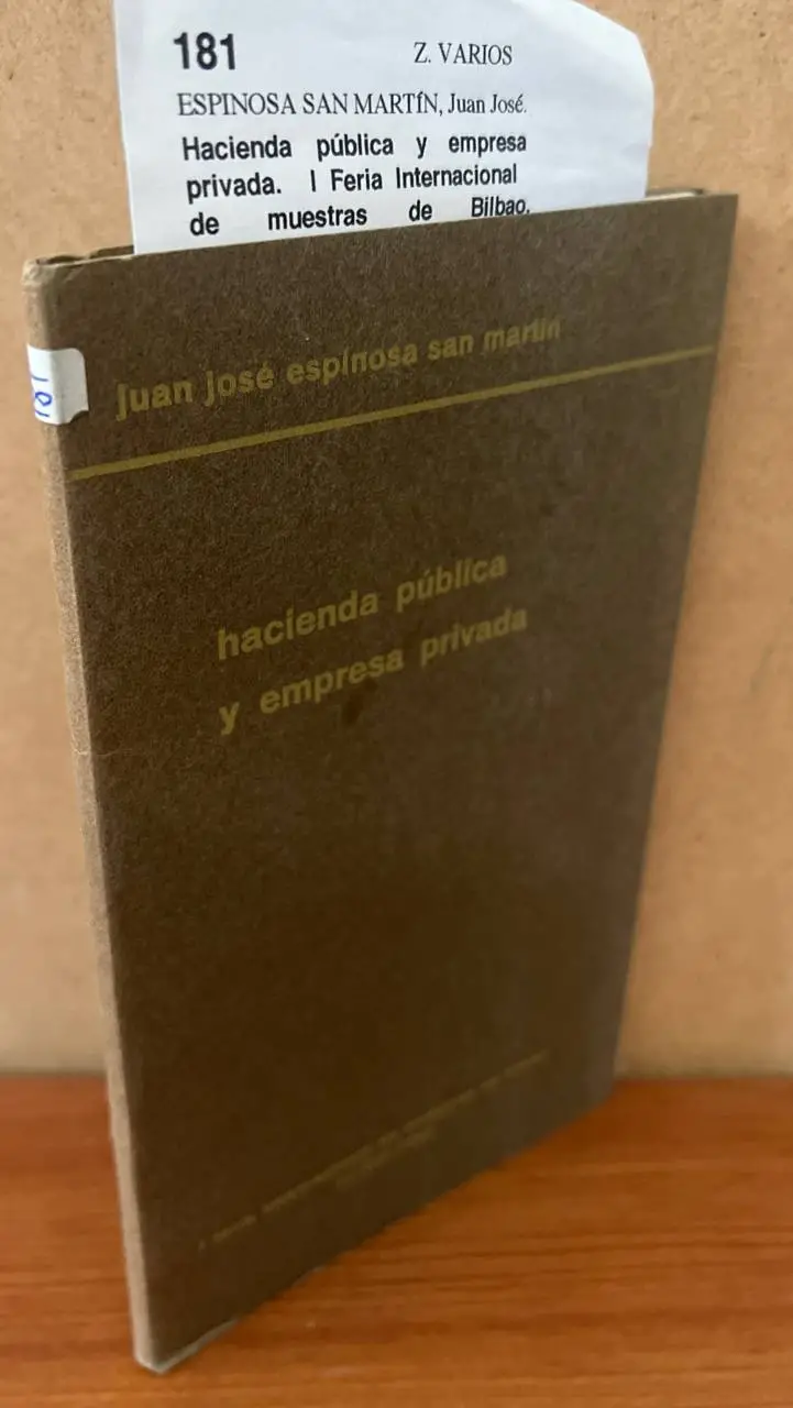 Hacienda pública y empresa privada.