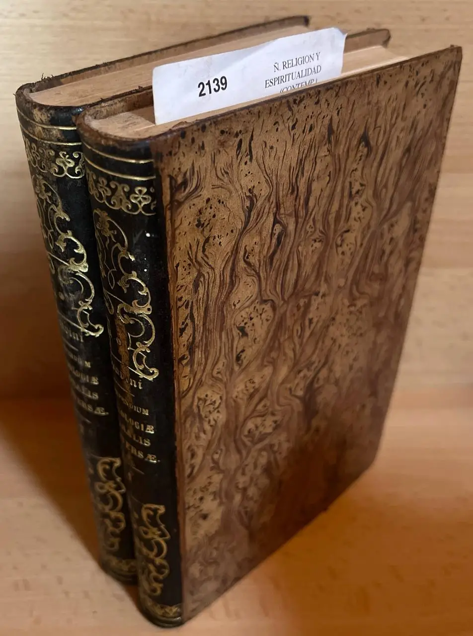 Compendium theologiae moralis universae  (DOS VOLUMENES) Pio IX pontifici m. dicatae auctore — ad normam compendii J.S. Gury exaratum ( SIGLO XIX )