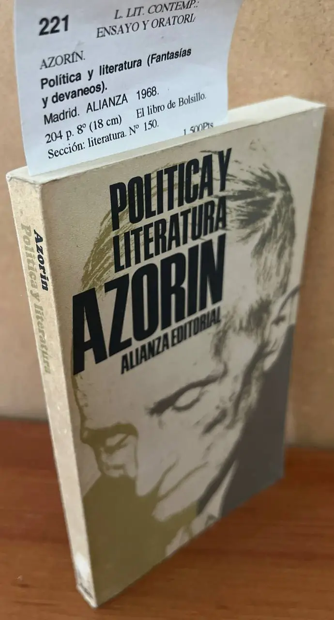 Política y literatura (Fantasías y devaneos).