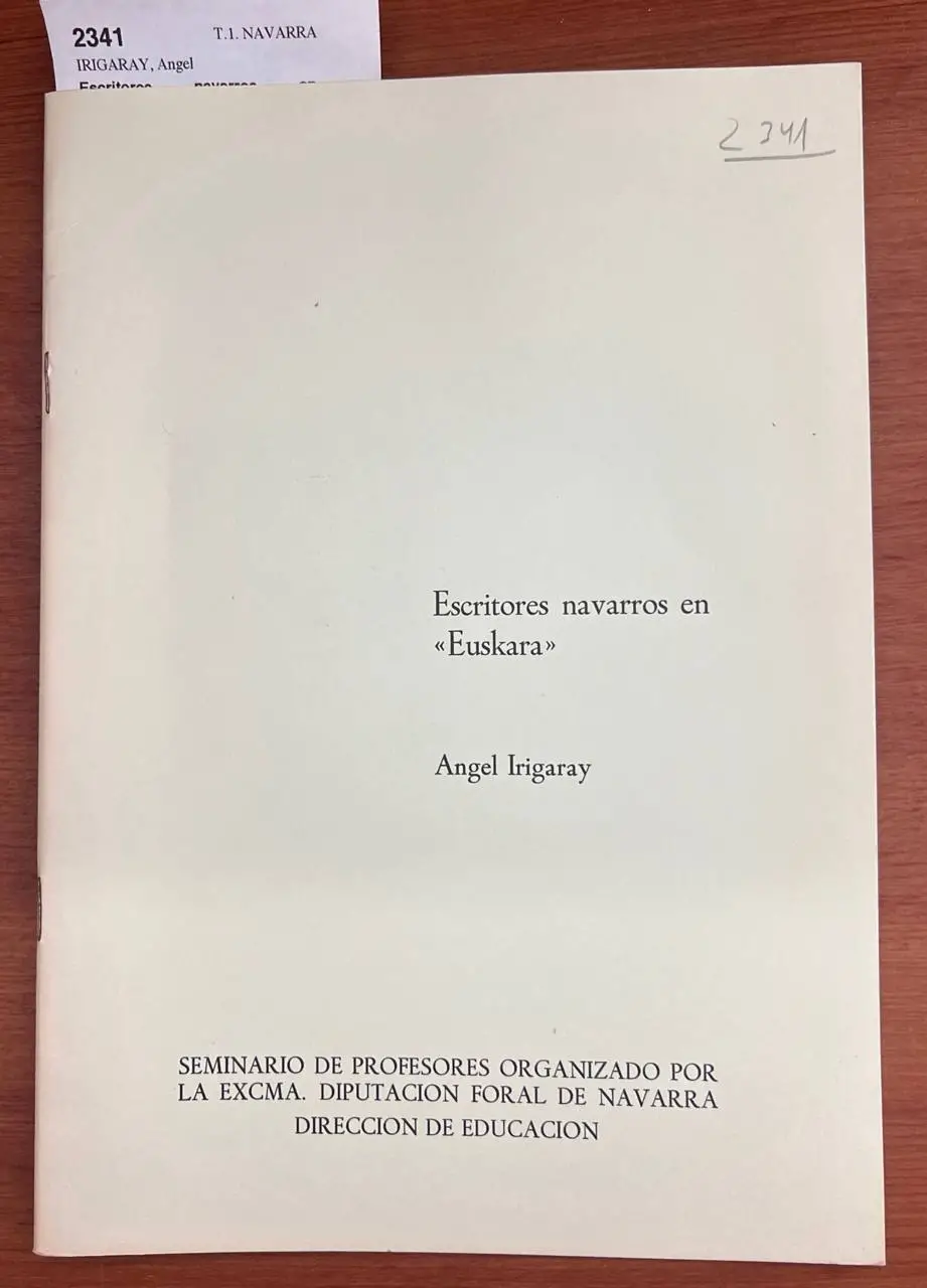 Escritores navarros en Euskara