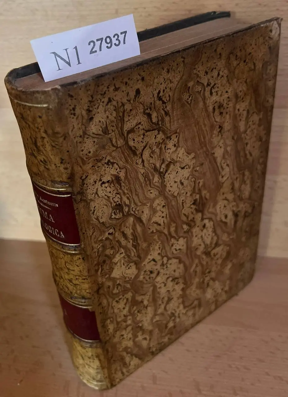 S. THOMAE AQUINATIS SUMMA THEOLOGICA DILIGENTER EMENDATA DE — NOTIS SELECTIS ORNATA. PARS 1ª. TOMUS PRIMUS.