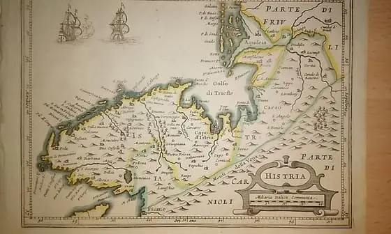 MAPA ANTIGUO: HISTRIA