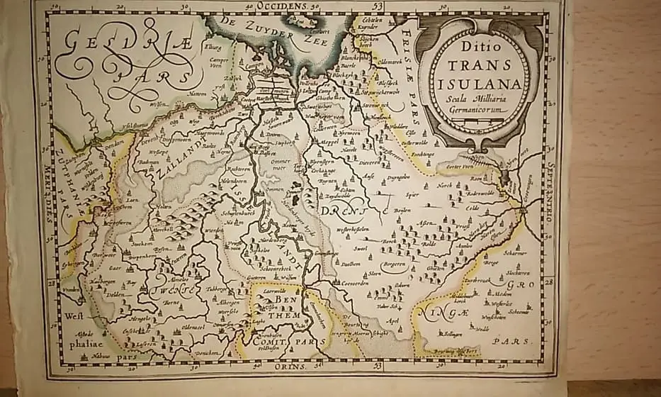 MAPA ANTIGUO: DITIO TRANSISULANA