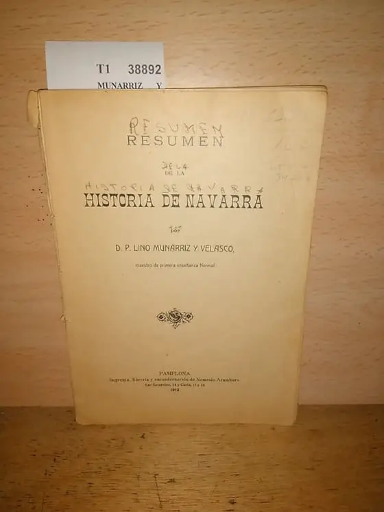 RESUMEN DE LA HISTORIA DE NAVARRA por D. P. —.