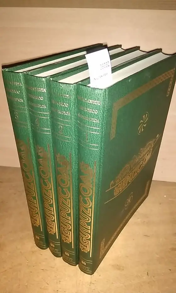 ENCICLOPEDIA HISTORICO-GEOGRAFICA DE GUIPUZCOA (4 VOLUMENES)