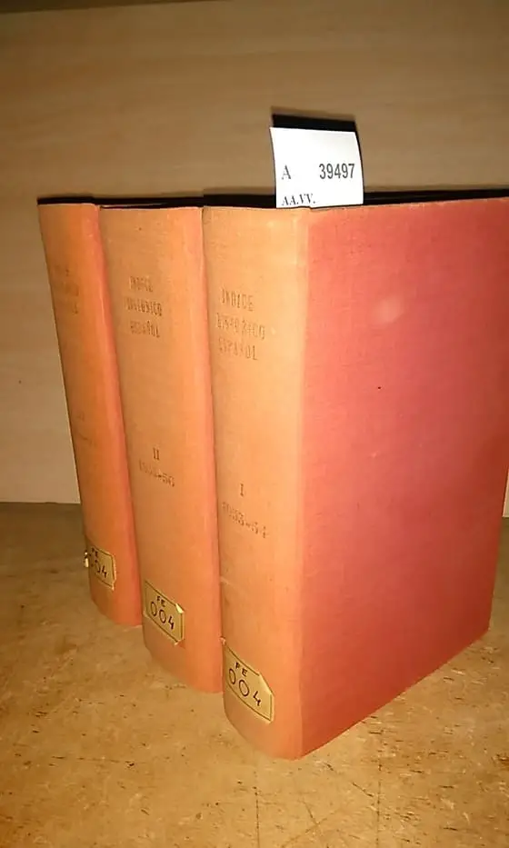 Revista: INDICE HISTORICO ESPAÑOL (LOTE DE NÚMEROS 1 A 19. AÑOS 1953-1957)