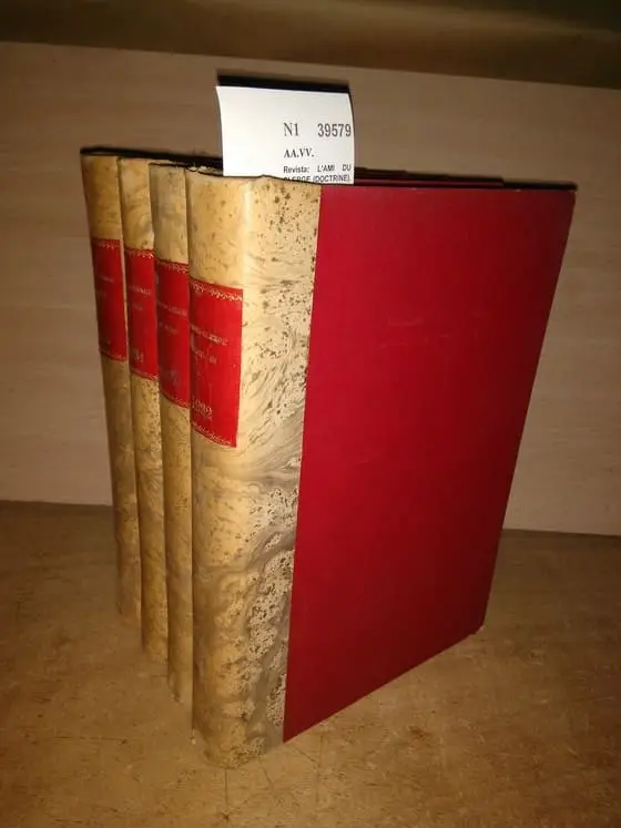 Revista: LAMI DU CLERGE (DOCTRINE). (4 VOLUMENES 1932-1935)