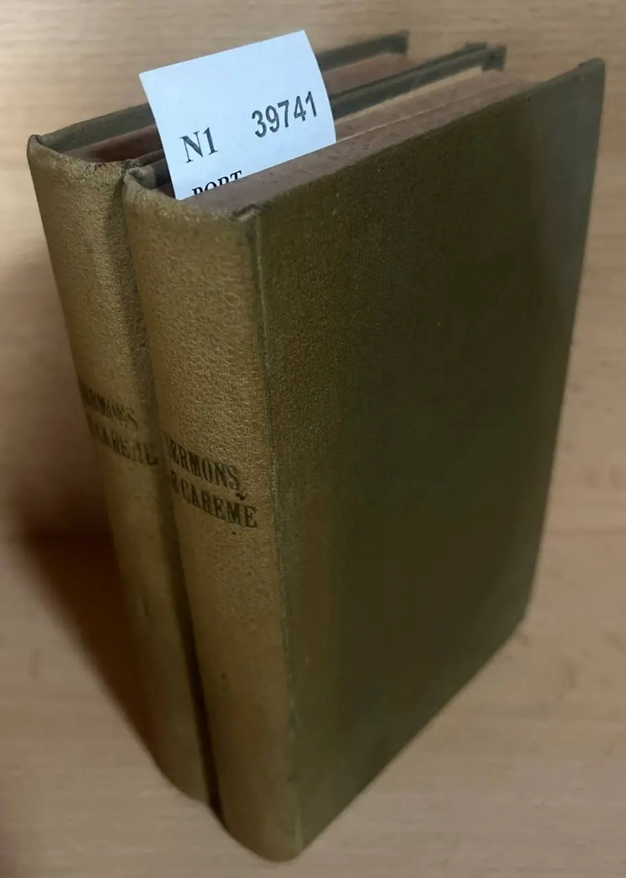 SERMONS POUR LE CARÊME par Saint —… et precedees de sa vie Par le R.P. Salvator dORMEA.