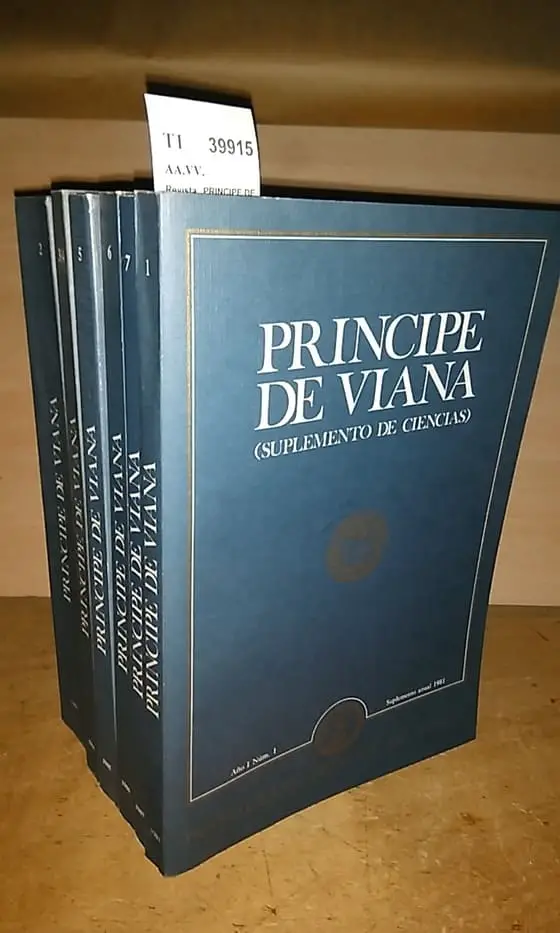 Revista: PRINCIPE DE VIANA. SUPLEMENTO DE CIENCIAS. NUMEROS 1 A 7. Años 1981-1987