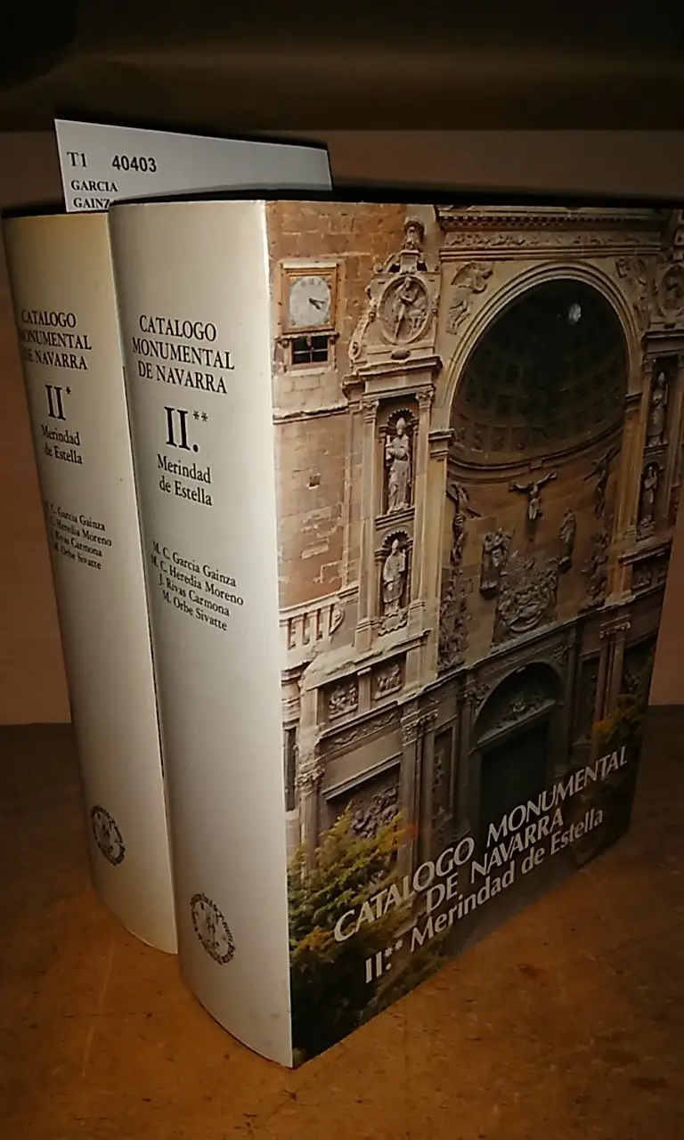 CATALOGO MONUMENTAL DE NAVARRA. II* y II**. MERINDAD DE ESTELLA (2 VOLS.)