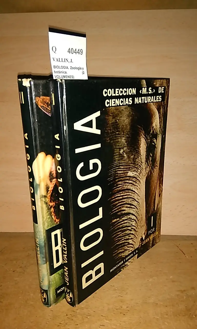 BIOLOGIA. Zoología y botánica. (2 VOLUMENES)