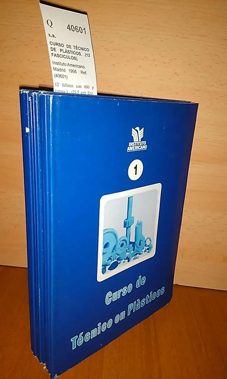 CURSO DE TÉCNICO DE PLÁSTICOS. (12 FASCICULOS)