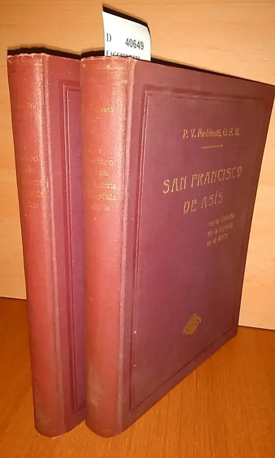 SAN FRANCISCO DE ASÍS, EN LA HISTORIA, EN LA LEYENDA, EN EL ARTE (2 VOLUMENES)