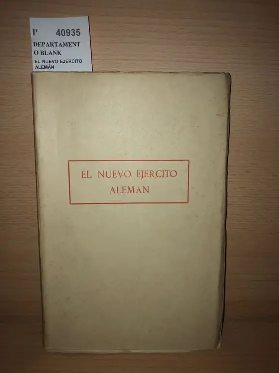 EL NUEVO EJERCITO ALEMÁN