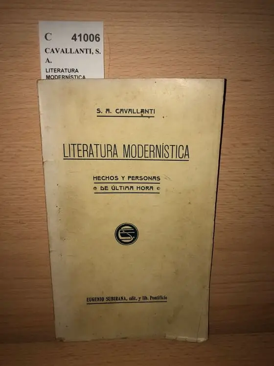 LITERATURA MODERNÍSTICA. Hechos y personas de última hora