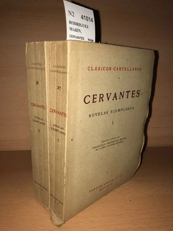 CERVANTES. Notas ejemplares (2 VOLUMENES)