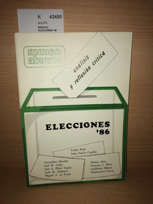 REVISTA: ELECCIONES ´86