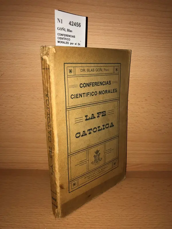 CONFERENCIAS CIENTÍFICO – MORALES por el Dr. —