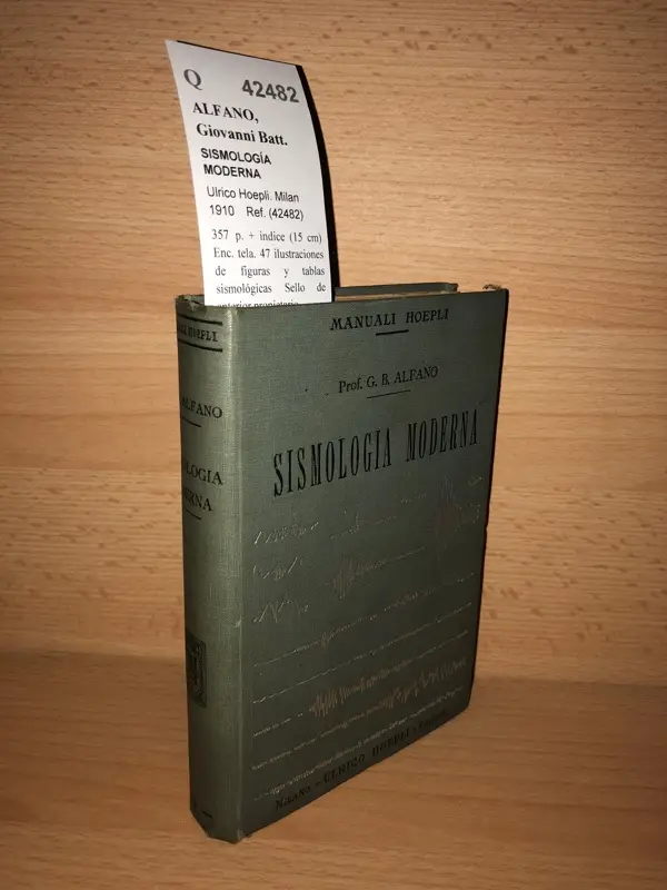 SISMOLOGÍA MODERNA