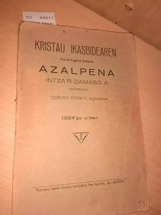 KRISTAU IKASBIDEAREN L´KO BIGARREN ZATIAREN AZALPENA — kaputxinoak