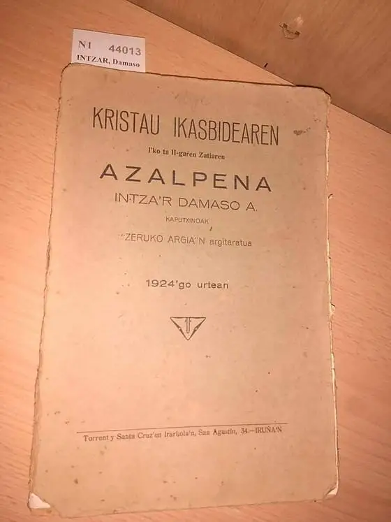 KRISTAU IKASBIDEAREN L´KO BIGARREN ZATIAREN AZALPENA — kaputxinoak