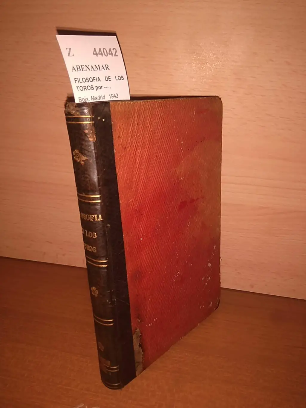 FILOSOFIA DE LOS TOROS por — .