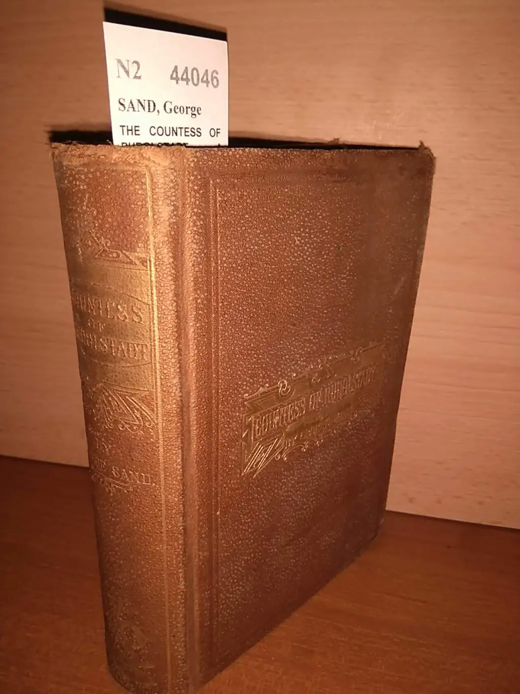 THE COUNTESS OF RUDOLSTADT. A sequel to Consuelo. By — . Translated from the french, by Fayette Robinson