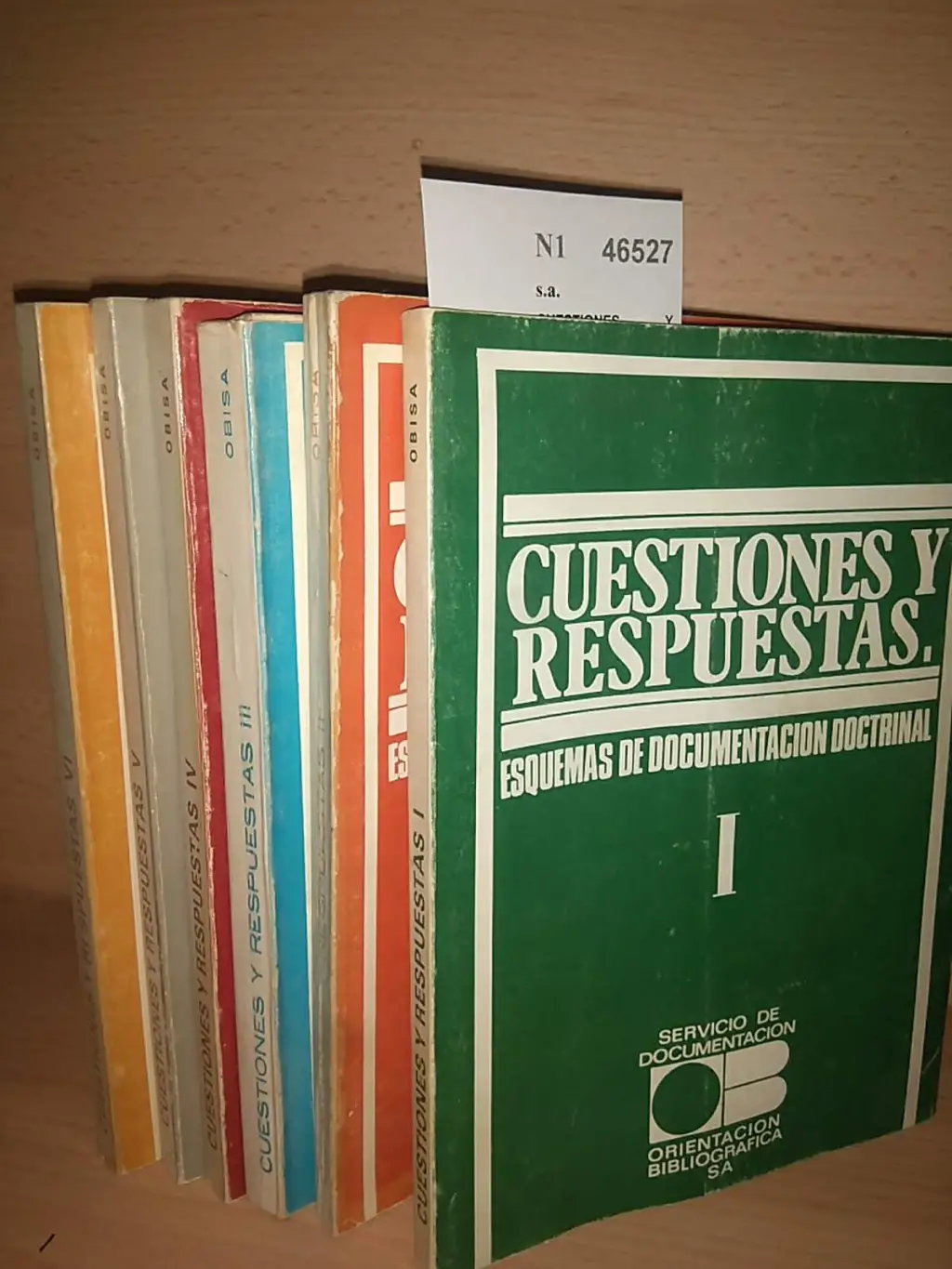 CUESTIONES Y RESPUESTAS. (Esquemas de Documentación Doctrinal) (6 VOLUMENES.)