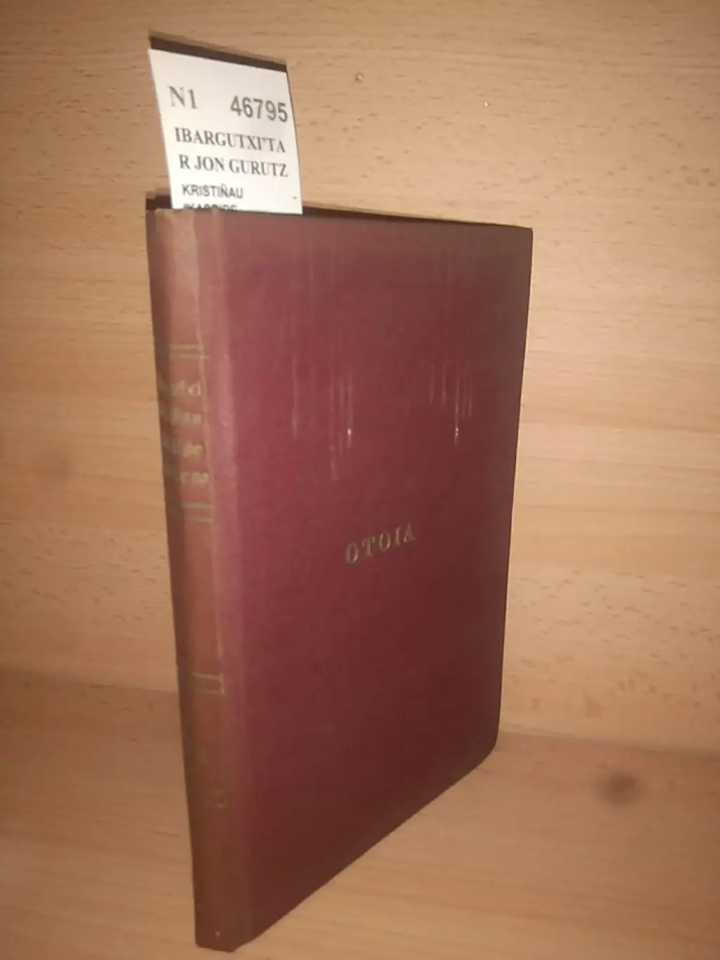 KRISTIÑAU – IKASBIDE – ATZALBENA. IV. OTOIA (1,GO ARGITALBENA)