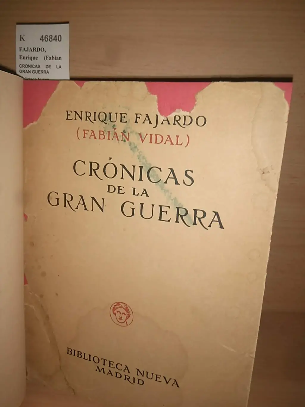 CRONICAS DE LA GRAN GUERRA