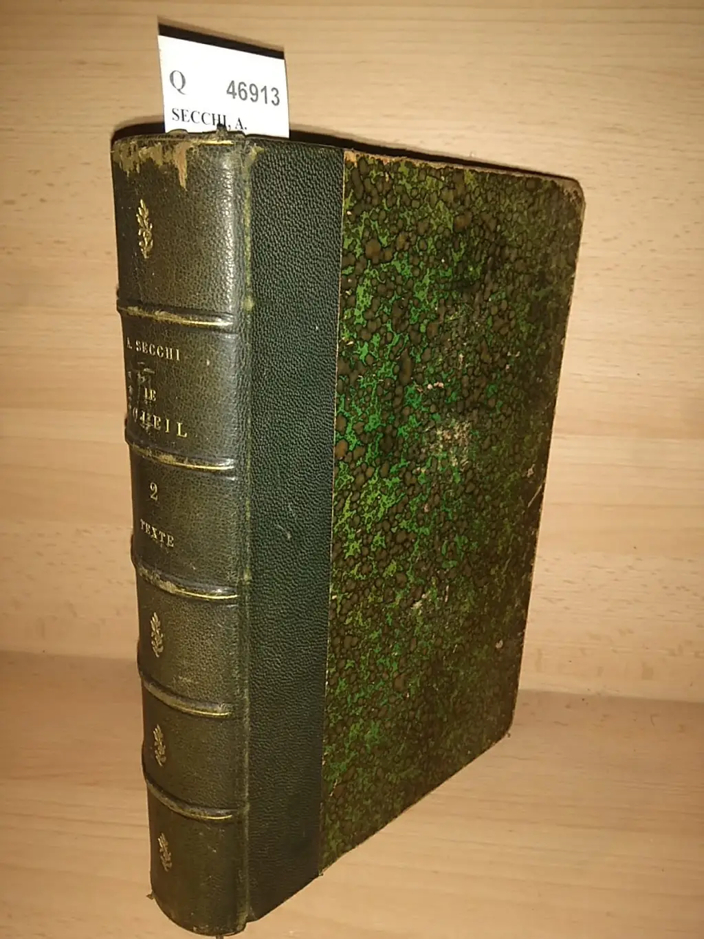 LE SOLEIL par Le P. — S.J. Directeur de lObservatoire du College Romain… PREMIERE PARTIE ATLAS – SECONDE PARTIE. (2 VOLUMENES)