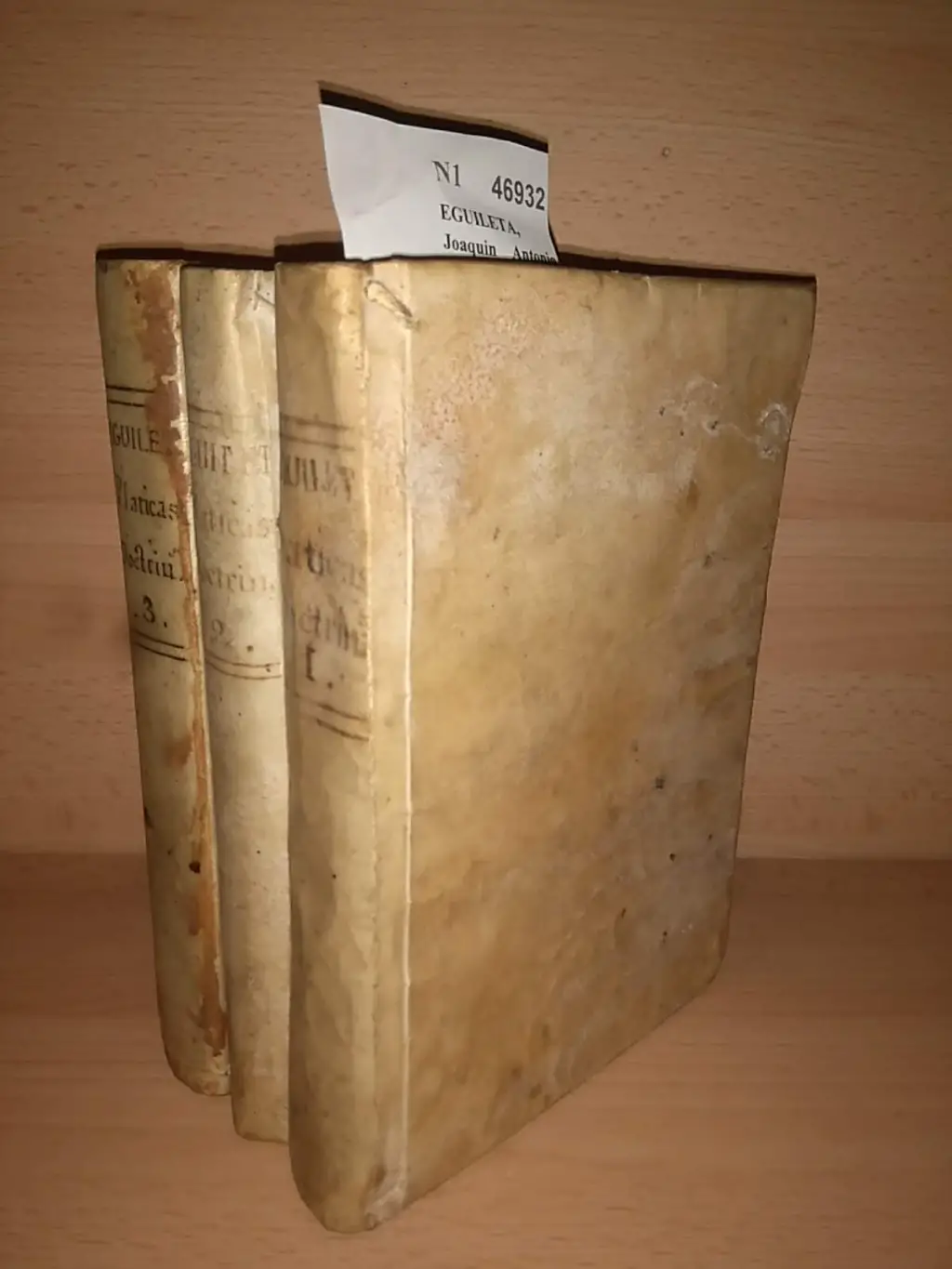 PLATICAS DOCTRINALES, O EXPLICACION DE TODA LA DOCTRINA CHRISTIANA, DISPUESTA Y ORDENADA EN FORMA DE PLATICAS, CON LA MAYOR CLARIDAD, PARA INSTRUCCION DE LOS FIELES, Y COMODIDAD DE LOS PARROCOS.  (3 VOLUMENES)   SU AUTOR el licenciado en sagrados canones D.—