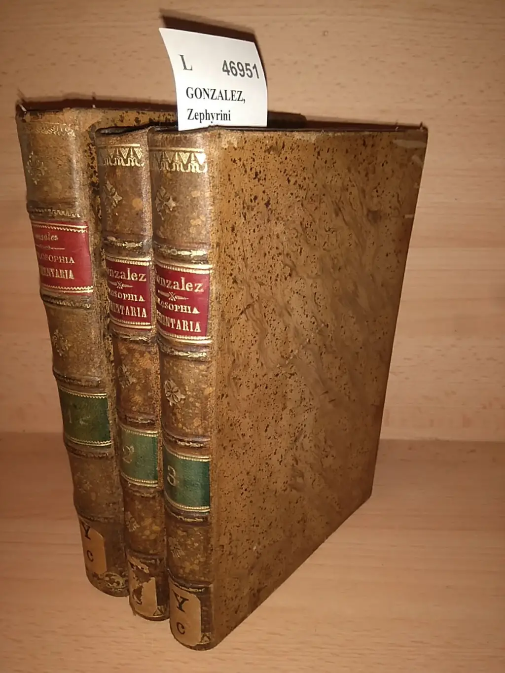 PHILOSOPHIA ELEMENTARIA AD USUM ACADEMICAE AC PRAESERTIM ECCLESIASTICAE JUVENTUTIS  (3 VOLUMENES)  OPERA ET STUDIO EMMI. AC RMI. D. D. FR. — CARDIN. S. R. E. , ORD. PRAEDICATORUM