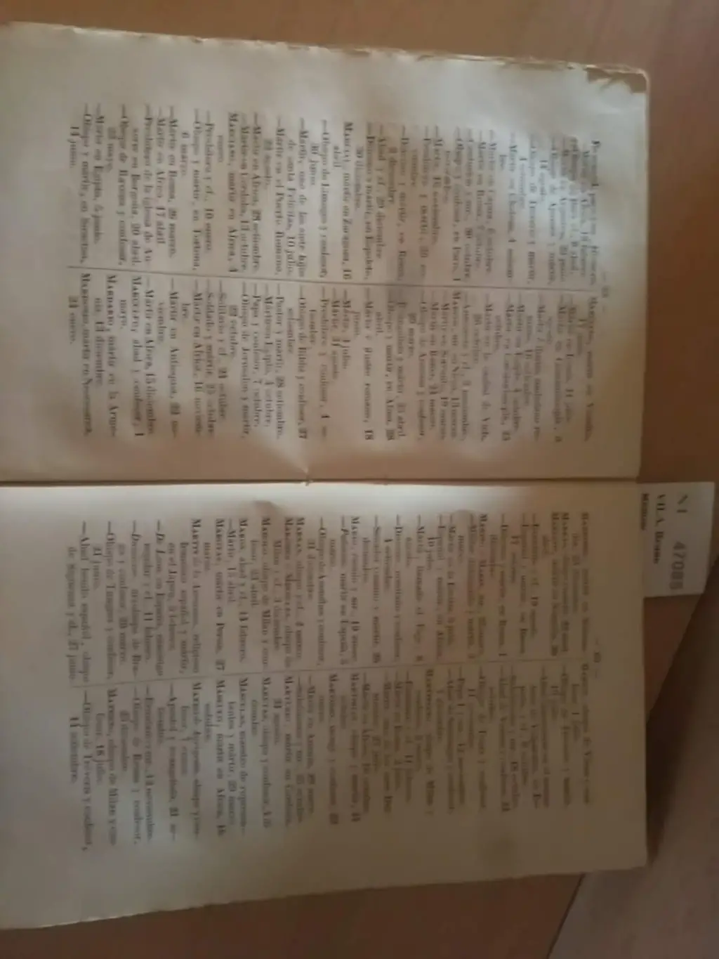 MANUAL QUE CONTIENE POR ORDEN ALFABETICO LOS NOMBRES DE LOS SANTOS QUE SE VENERAN EN LA IGLESIA, CON SUS RESPECTIVOS TITULOS DE APOSTOL O PROFETA, PAPA U OBISPO, MARTIR, CONFESOR O VIRGEN, ETC, JUNTO CON EL DIA EN QUE SE CELEBRA SU FIESTA. DEDICADO A LOS REVERENDOS CURAS PARROCOS, PADRES O PADRINOS… Y A LOS COMPOSITORES DE CALENDARIOS…. Por el P. D. Fr. —, pbro. Monje Cartujo.