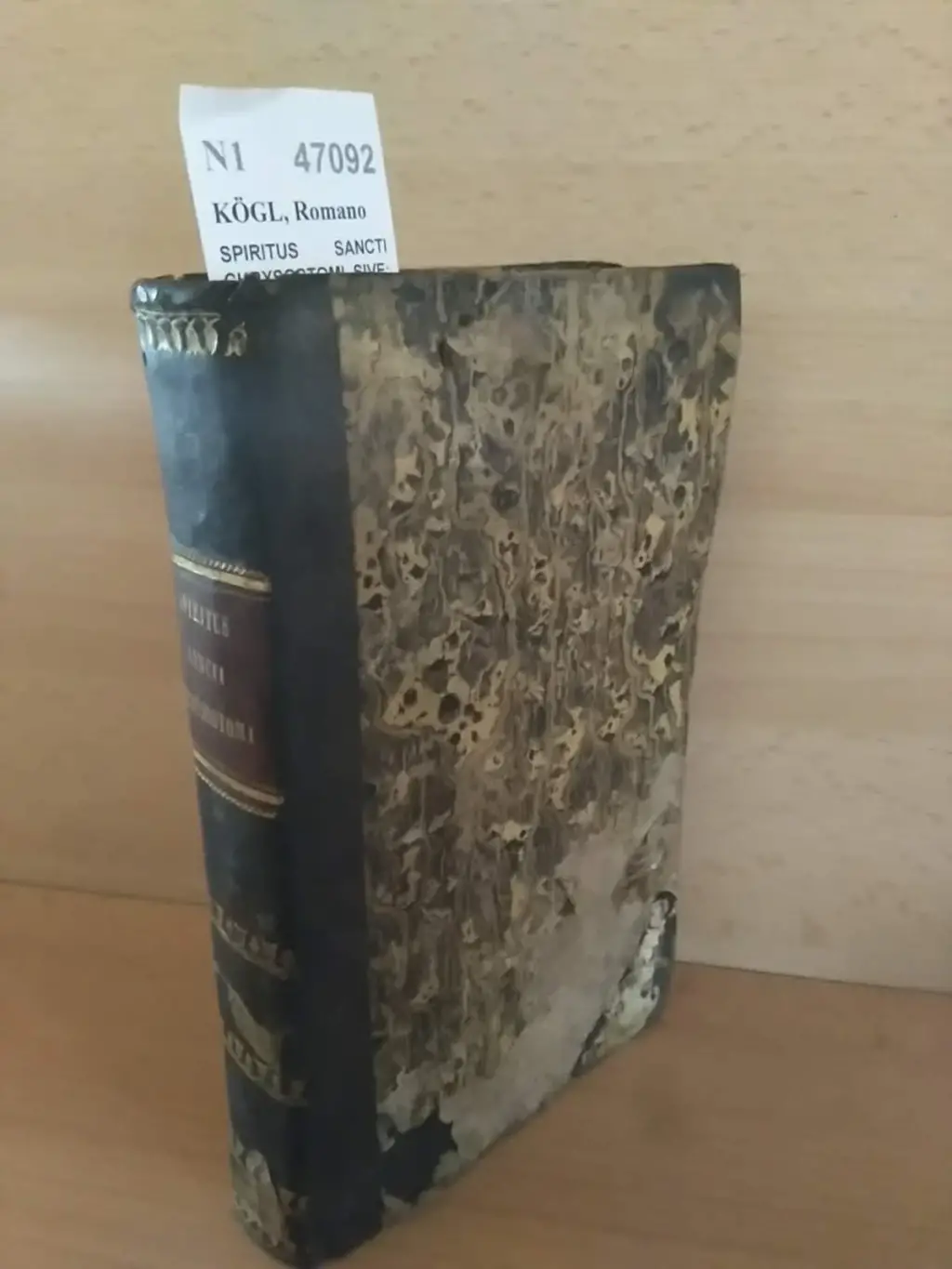 SPIRITUS SANCTI CHRYSOSTOMI. SIVE: DOCTRINA MORALIS EX AUREIS OPERIBUS S. P. JOANNIS CHRYSOSTOMI archiepiscopi constantinopolitani collecta, ac in singulos anni dies ad meditandum proposita a P. —.
