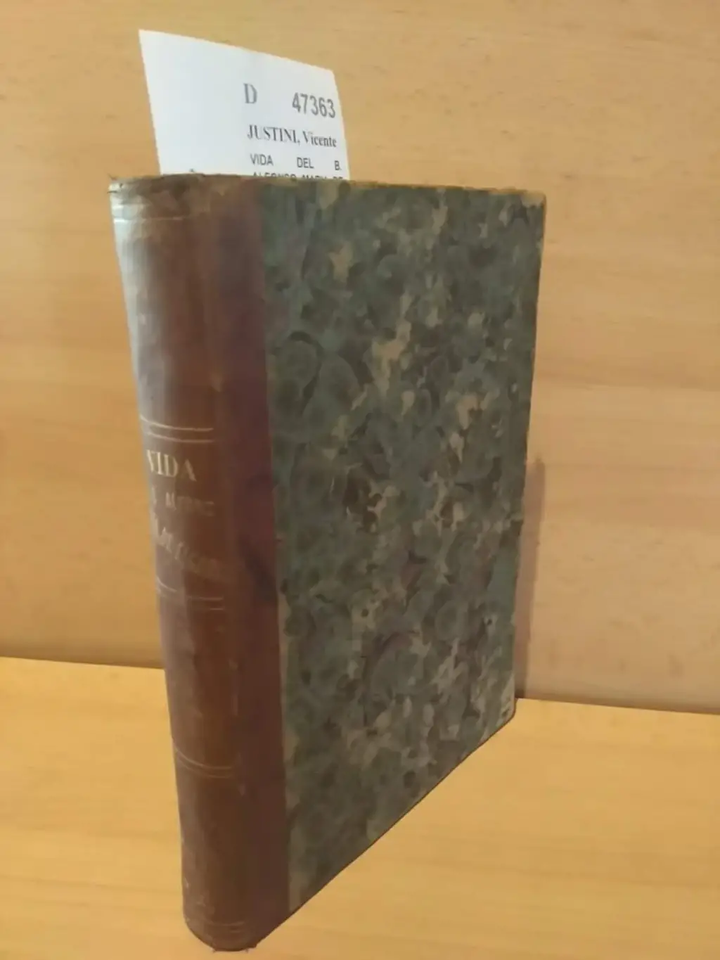 VIDA DEL B. ALFONSO MARIA DE LIGORIO, PATRICIO NAPOLITANO, FUNDADOR DE LA CONGREGACION DEL SANTISIMO REDENTOR Y OBISPO DE SANTA AGUEDA DE LOS GODOS EN EL REYNO DE NAPOLES: La misma en la sustancia que en lengua italiana dedico al Sumo Pontifice Pio VII en 1819 EL P.D. — POSTULADOR DE SU CAUSA. POR EL D. D. ANTONIO VALLCENDRERA Y PONS, CANONIGO DE LA CATEDRAL DE LERIDA.