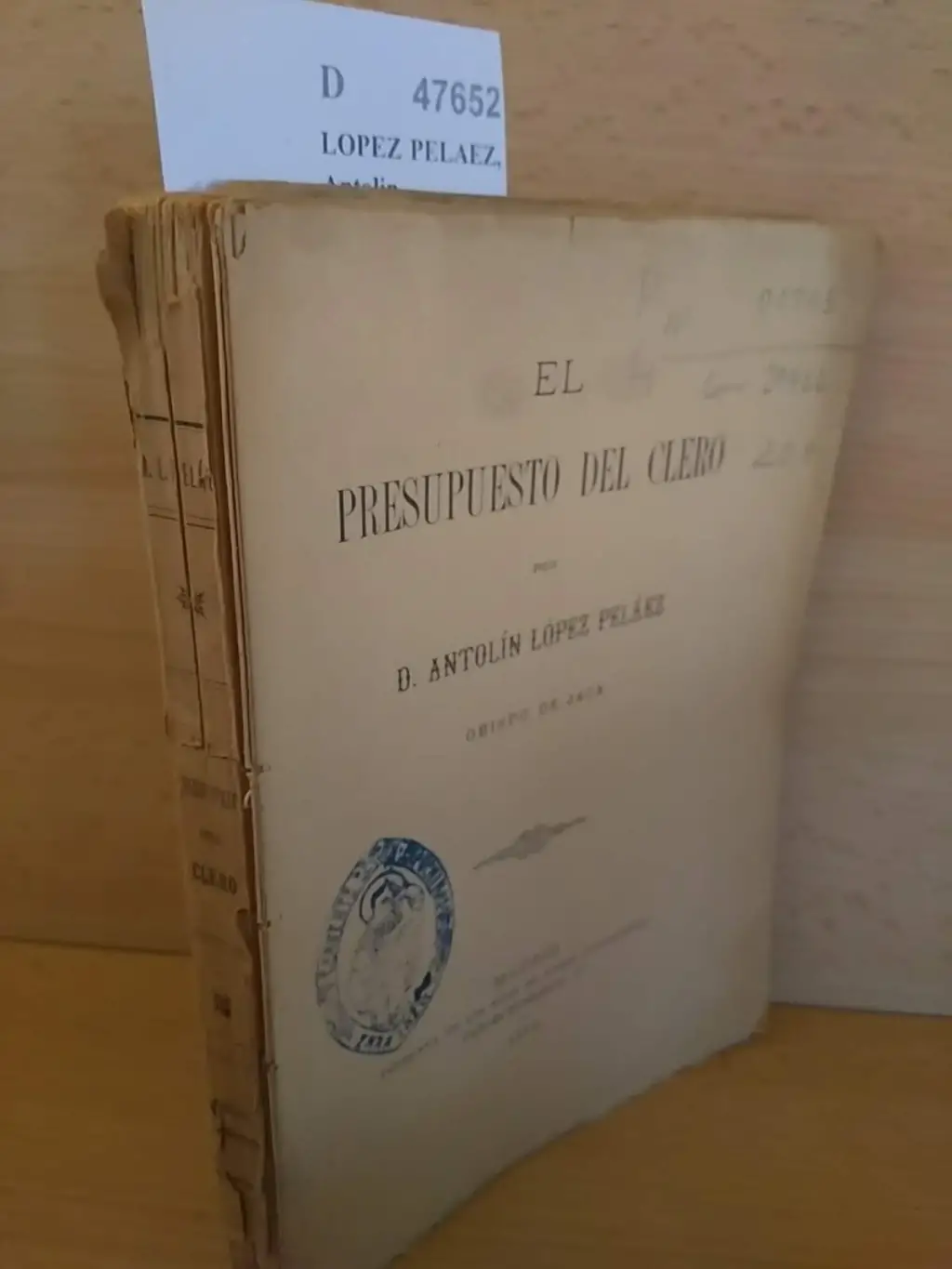 EL PRESUPUESTO DEL CLERO por D. — Obispo de Jaca.