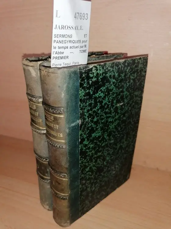 SERMONS ET PANEGYRIQUES pour le temps actuel par M. lAbbe —. TOME PREMIER