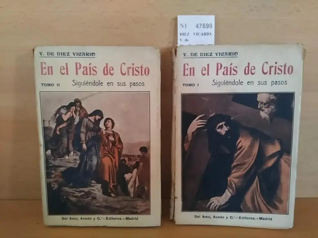 EN EL PAIS DE CRISTO. Siguiendole en sus pasos. (2 VOLUMENES) Prologo del Rvdo. P. Fray Samuel de Eiján, O.F.M.