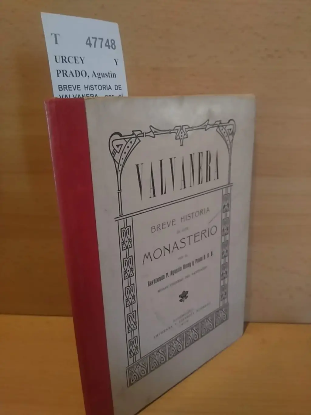 BREVE HISTORIA DE VALVANERA por el Reverendo P. — O.S.B.