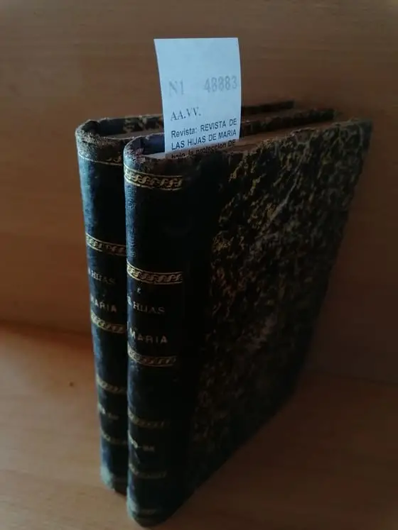 Revista: REVISTA DE LAS HIJAS DE MARIA bajo la proteccion DE LA VIRGEN INMACULADA (2 VOLUMENES).  AÑOS 1883-1888.