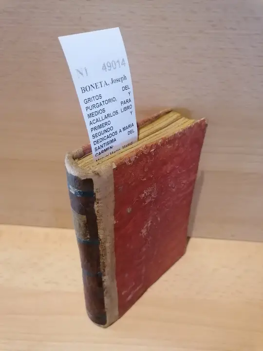 GRITOS DEL PURGATORIO, Y MEDIOS PARA ACALLARLOS. LIBRO PRIMERO Y SEGUNDO DEDICADOS A MARIA SANTISIMA DEL CARMEN: COMPUESTO Por D. —, …