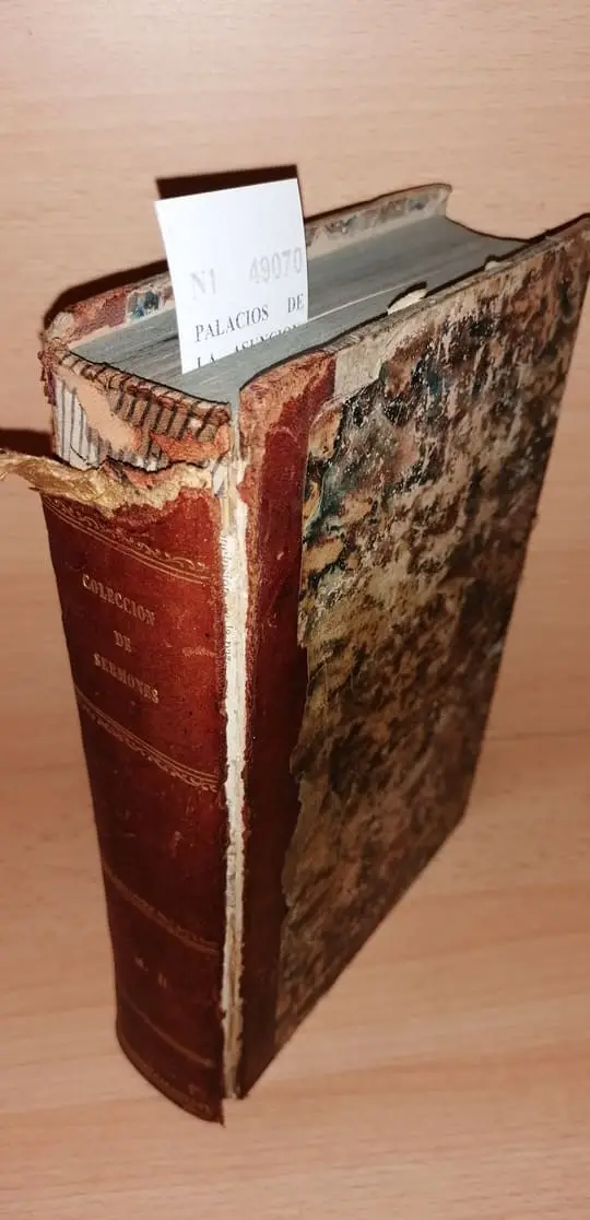 COLECCION DE SERMONES PANEGIRICOS Y MORALES PREDICADOS POR EL R. P. — sacerdote de las Escuelas Pias de Castilla (2 TOMOS EN 1 VOLUMEN)