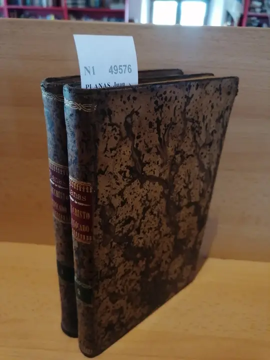 JESUCRISTO PREDICADO (2 VOLUMENES) O SERMONES SOBRE LOS MISTERIOS Y DOCTRINAS DE NUESTRO SEÑOR JESUCRISTO. OBRA COMPUESTA EN OBSEQUIO DEL VENERABLE CLERO PARROQUIAL DE ESPAÑA… P. Lector —.