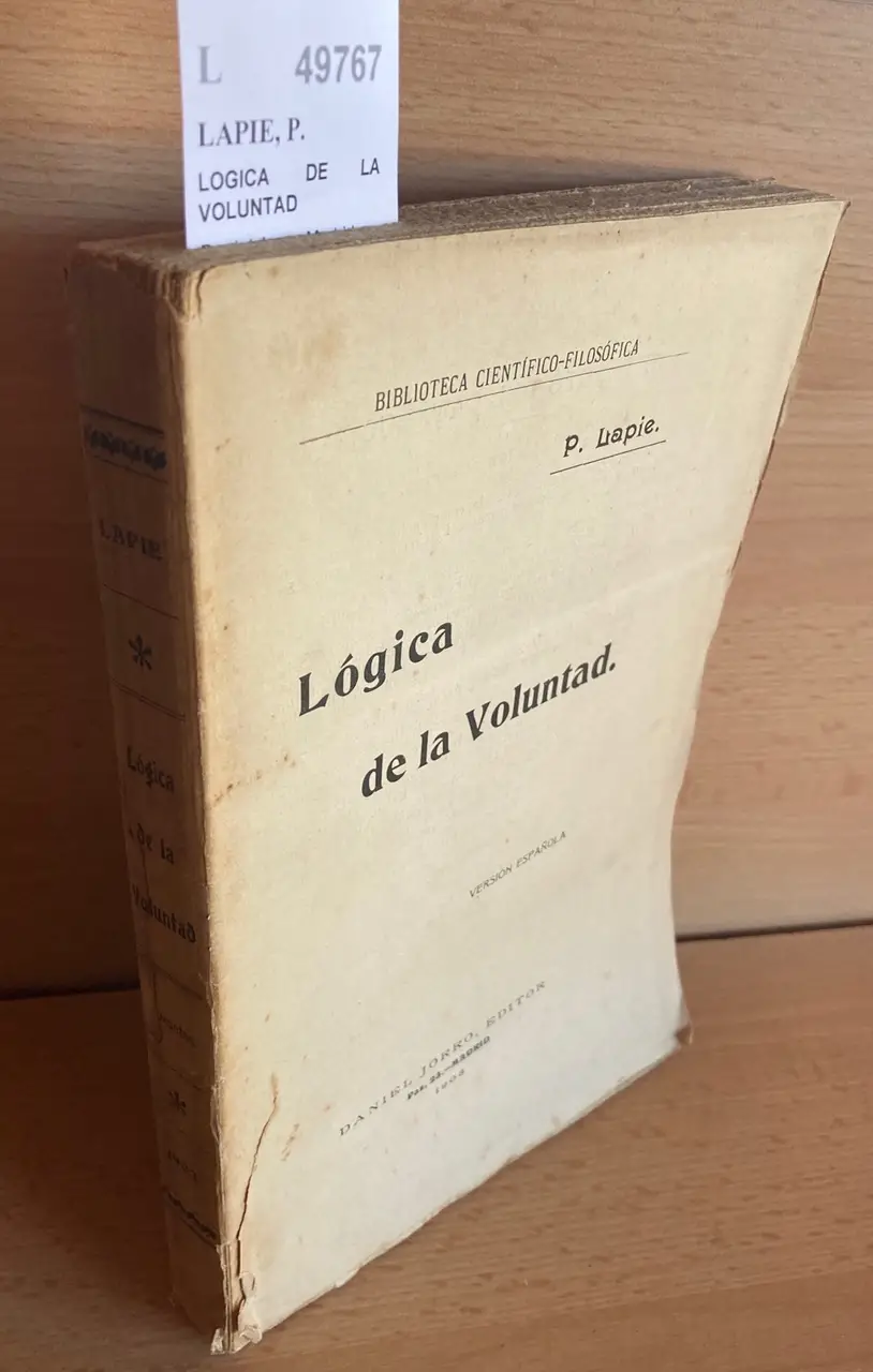 LOGICA DE LA VOLUNTAD