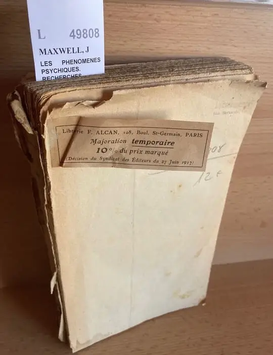 LES PHENOMENES PSYCHIQUES. RECHERCHES, OBSERVATIONS, METHODES