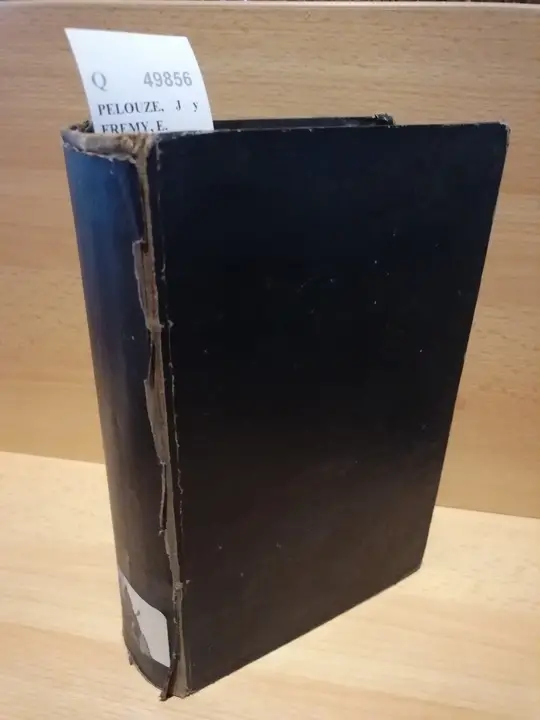 TRAITE DE CHIMIE GENERALE, ANALYTIQUE INDUSTRIALE ET AGRICOLE. TOMO PREMIER CHEMIE INORGANIQUE