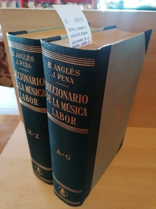DICCIONARIO DE LA MUSICA LABOR (2 VOLUMENES)