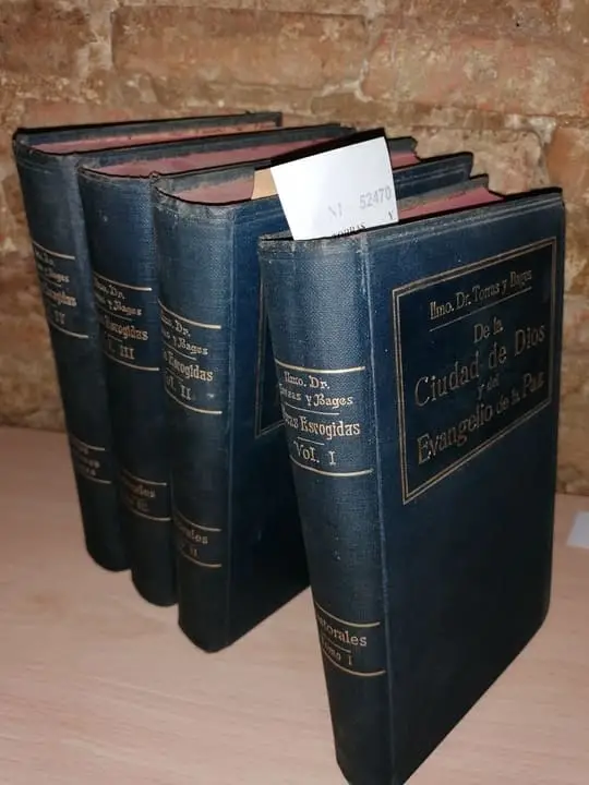 OBRAS ESCOGIDAS del ILMO. SR. DR. D. JOSE TORRAS Y BAGES OBISPO DE VICH (4 VOLUMENES)